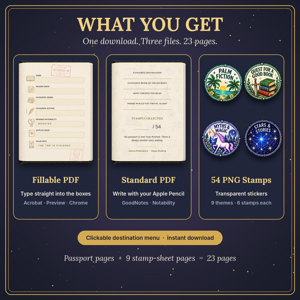 Booked Solid: Tales in Ink Reader Passport
